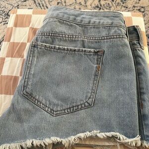 Express Light Blue Cropped Women's Jeans